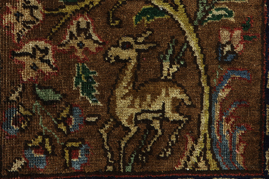 Bakhtiari - old Persian Carpet 396x297 - Picture 8