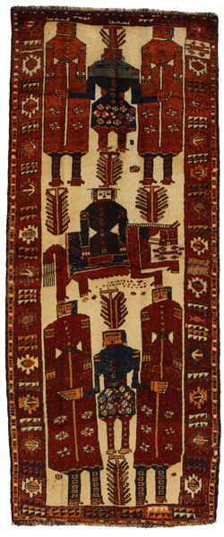 Bakhtiari - Qashqai Persian Carpet 343x137