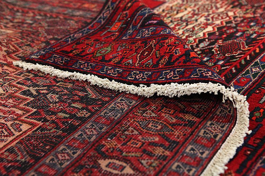 Senneh - Kurdi Persian Carpet 368x146 - Picture 4