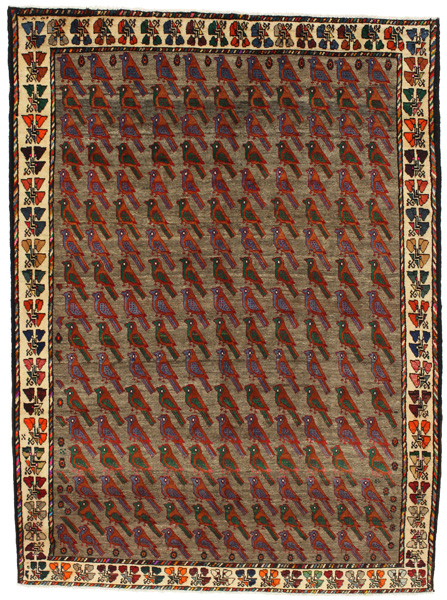 Gabbeh - Qashqai Persian Carpet 279x206