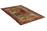 Gabbeh - Qashqai Persian Carpet 185x124 - Picture 1